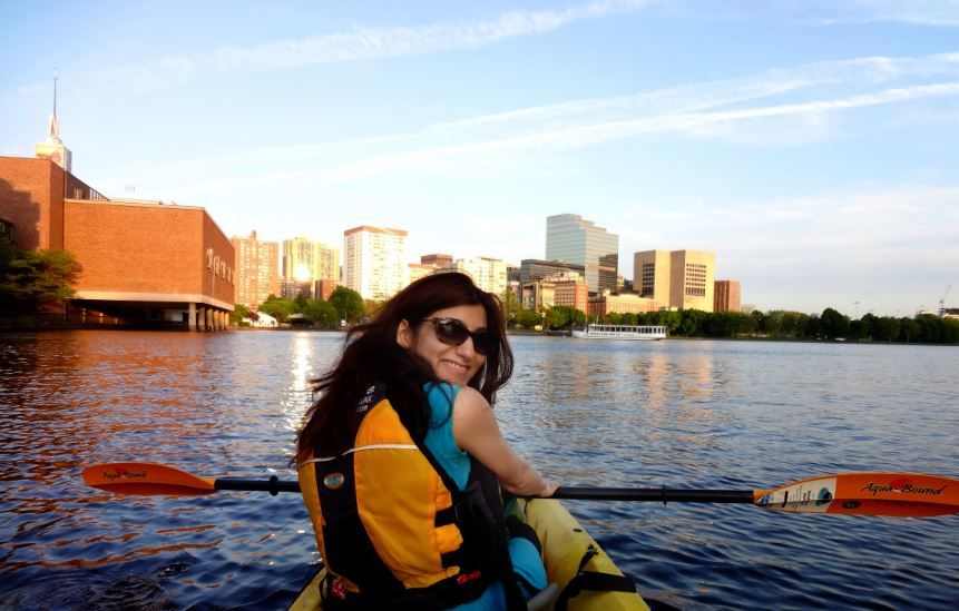 shilpa ahuja kayaking